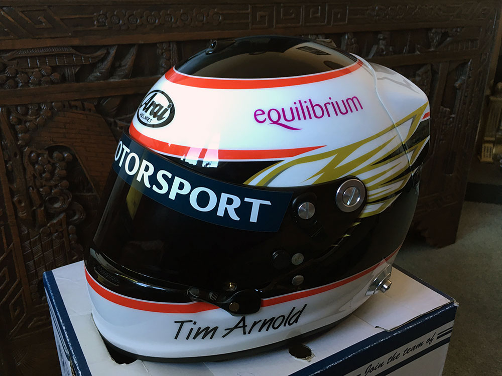 Tim Arnold Helmet Livery