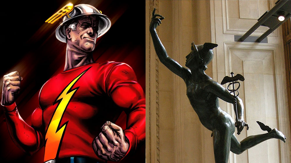 The Flash (Jay Garrick) & Mercury The Winged Messenger